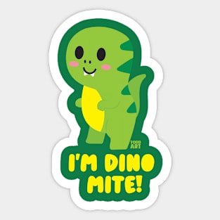 DINO MITE Sticker